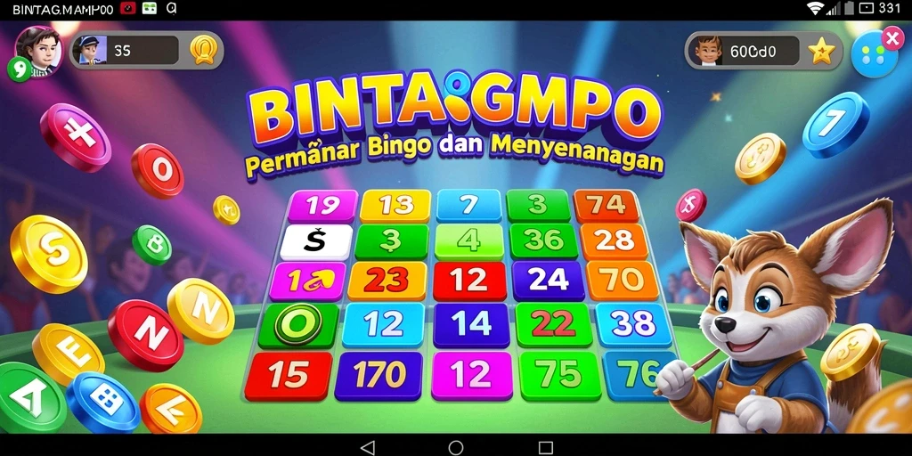 Tampilan gameplay seru dalam BINTANGMPO yang mengasyikkan.