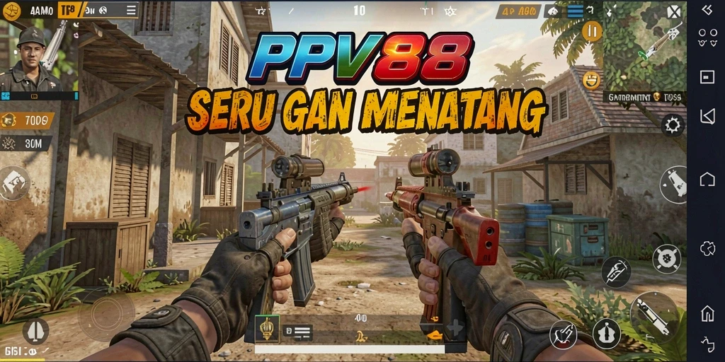 Tampilan gameplay seru dalam PPV88 dengan aksi tembak-menembak.